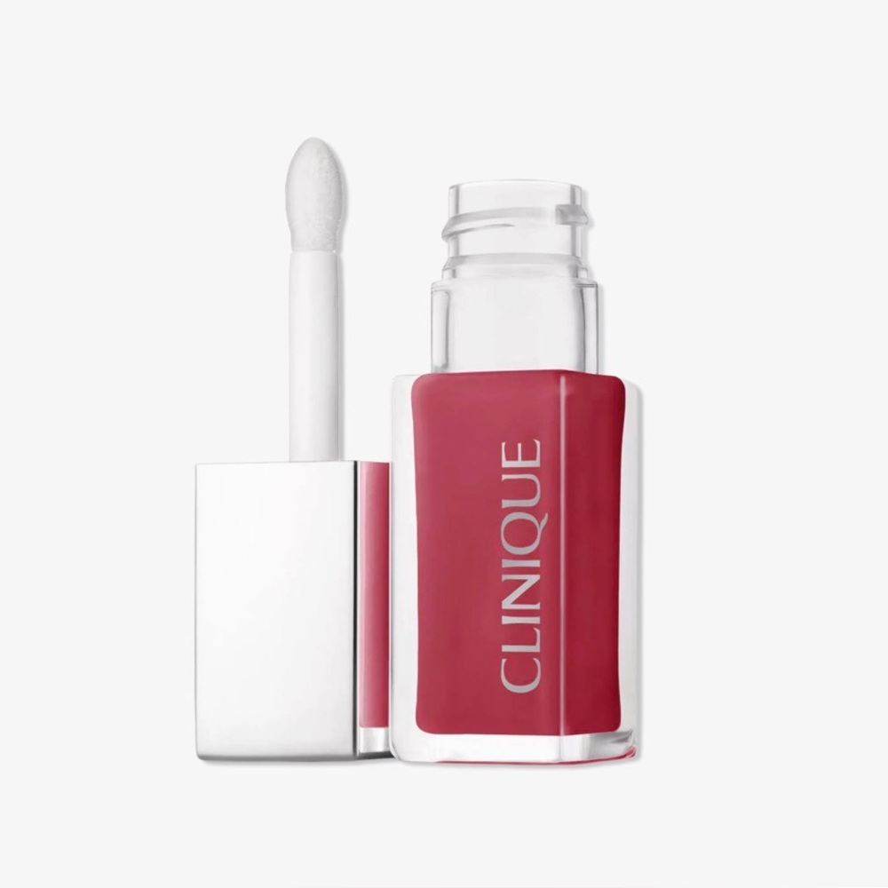 New Clinique Pop Lip + Cheek Oil in pink honey